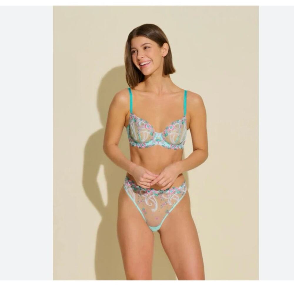 2 PC Sanika Balconette Bra and Thong Set by Cosabella